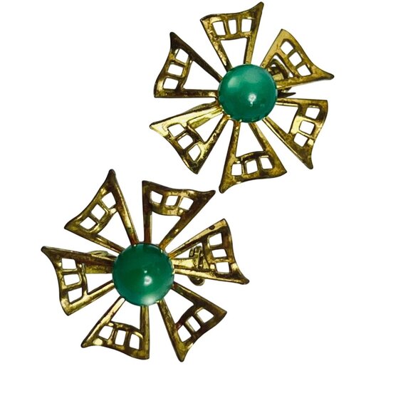 Lot Of 5 Small Gold Tone Pins (5765) - Picture 5 of 6